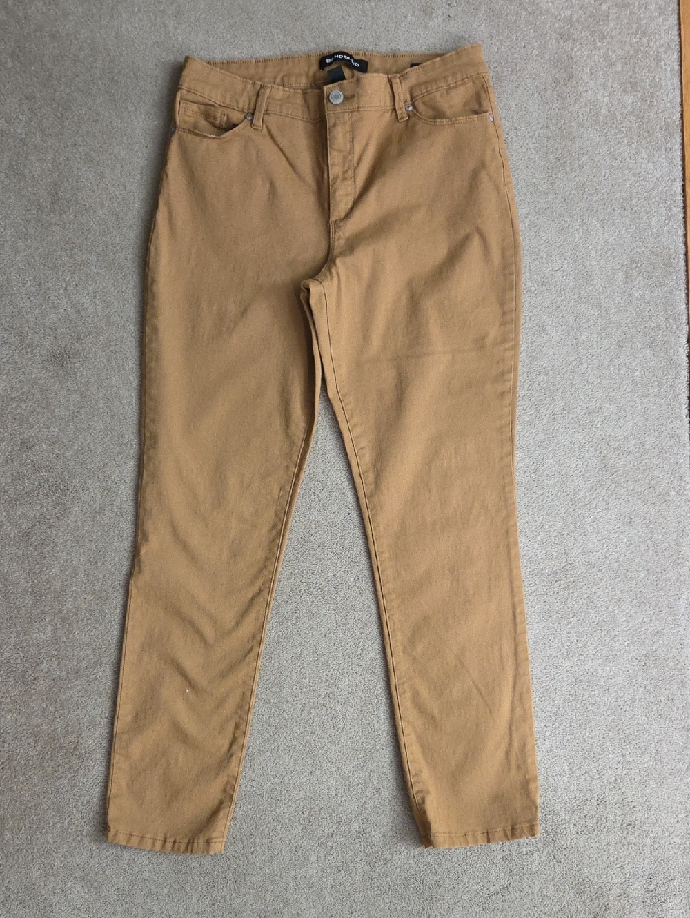 Bandolino Camel Brown High-Rise Jeans